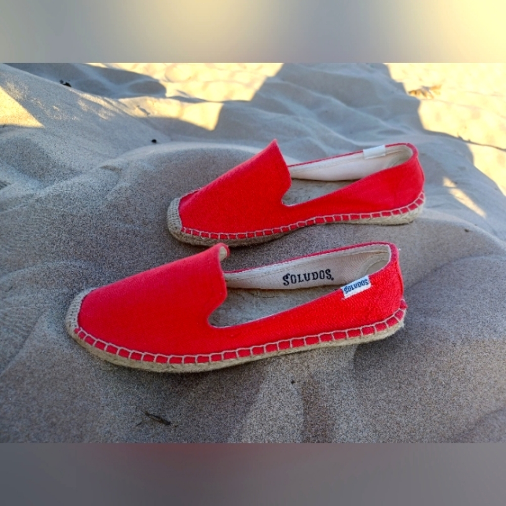 Red Soludos Espadrille Sz 6